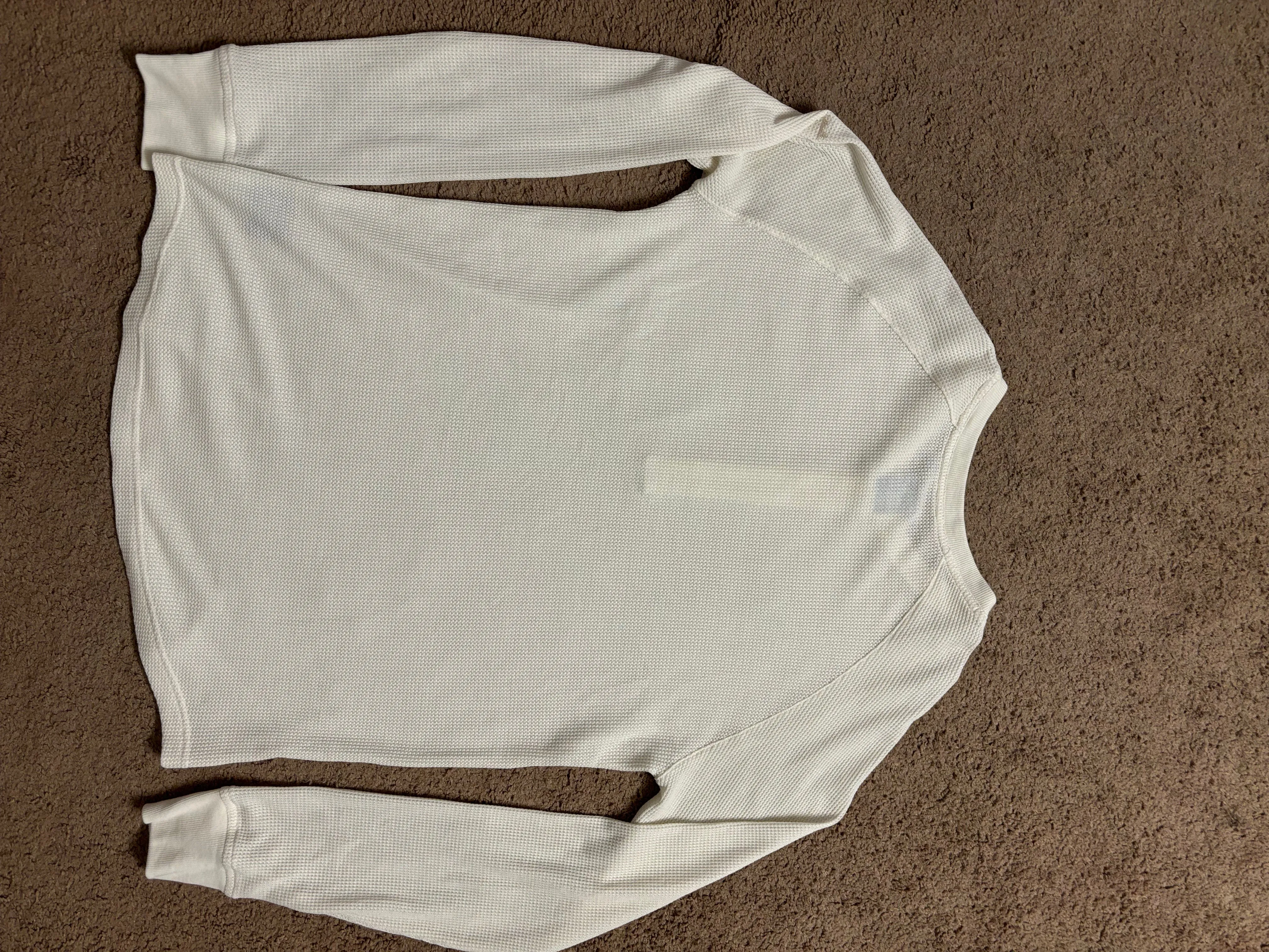 $88- Myles Apparel - weekend Henley long sleeve shirt - M