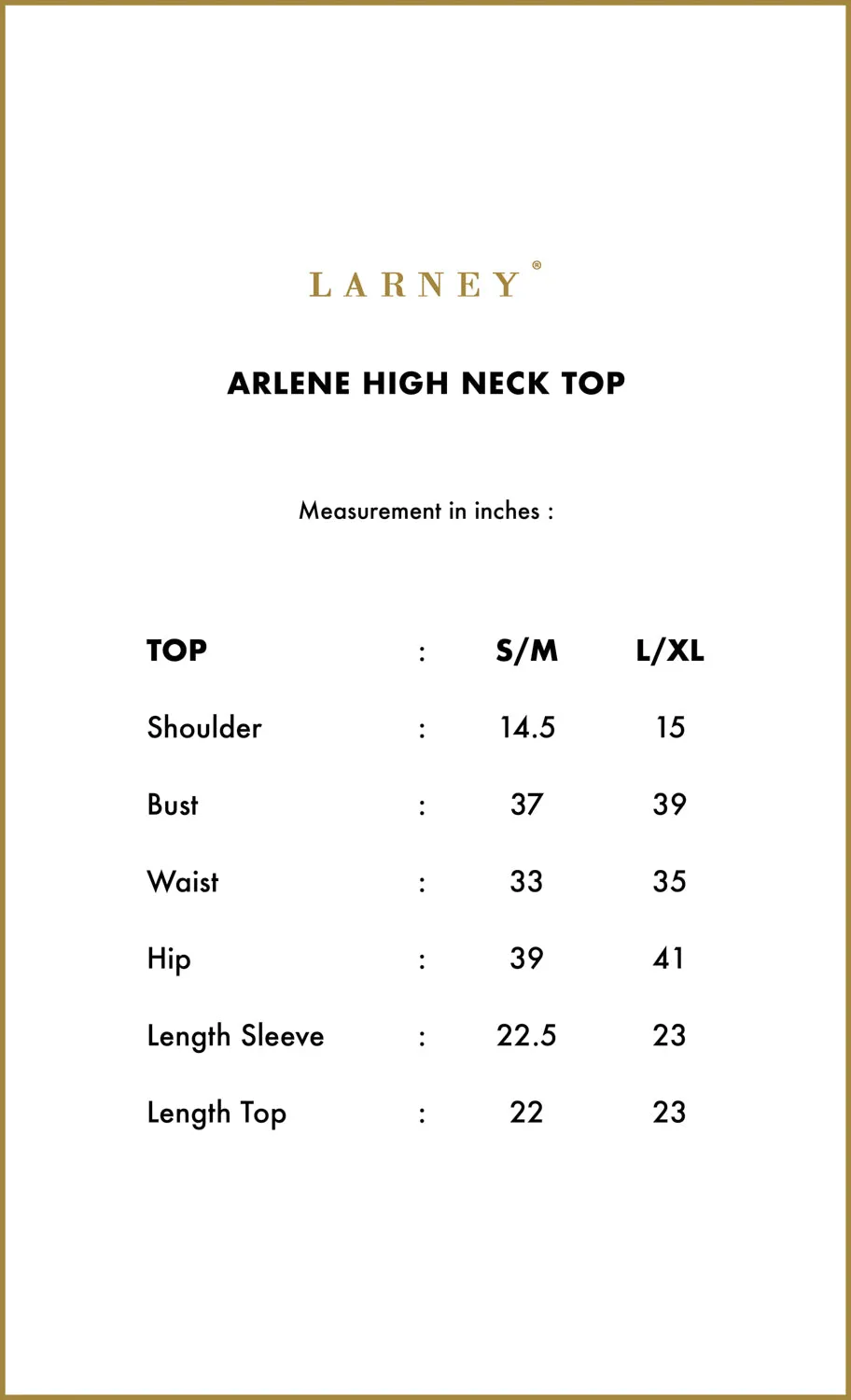 Arlene High Neck Top in Black