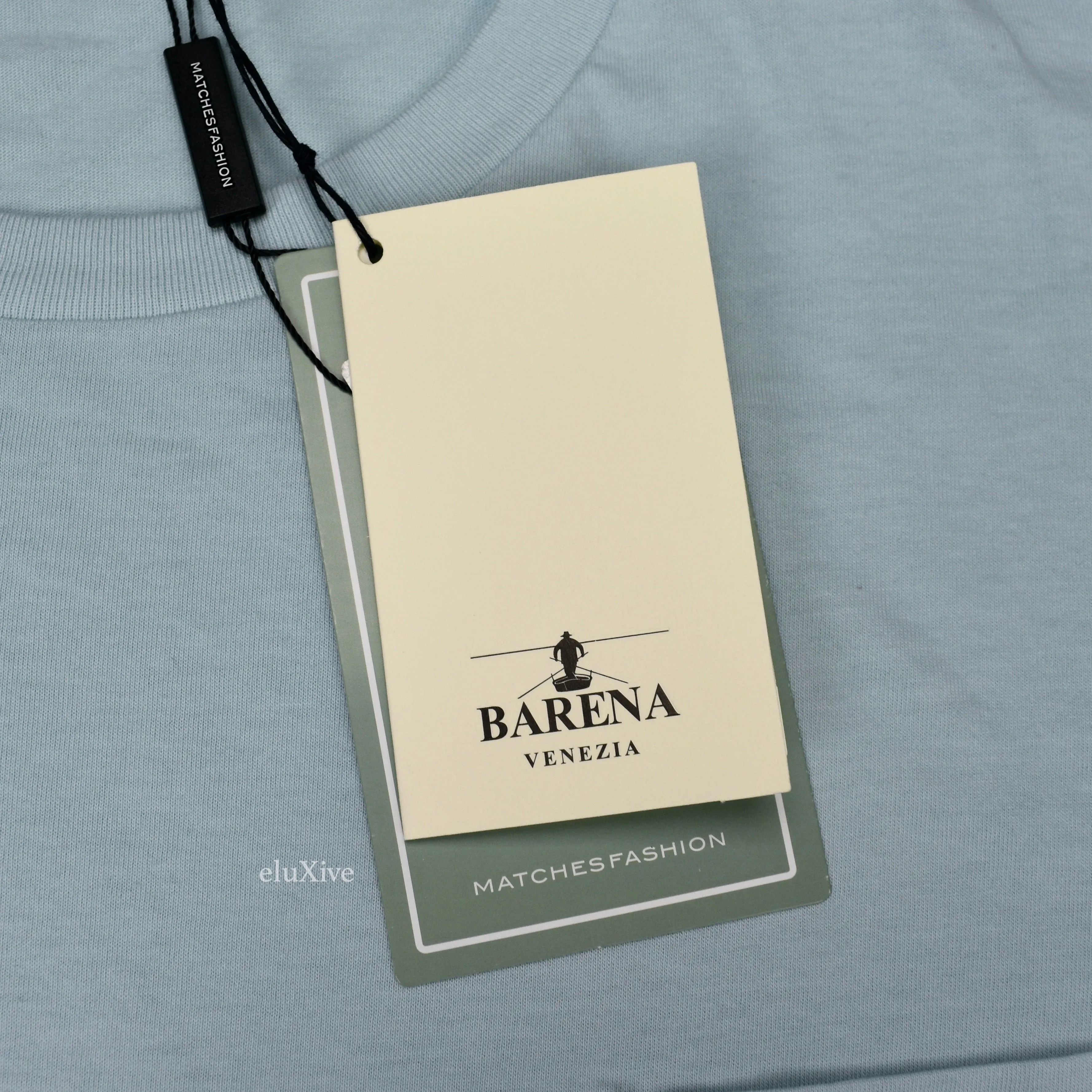 Barena - Light Blue Cotton Pocket T-Shirt
