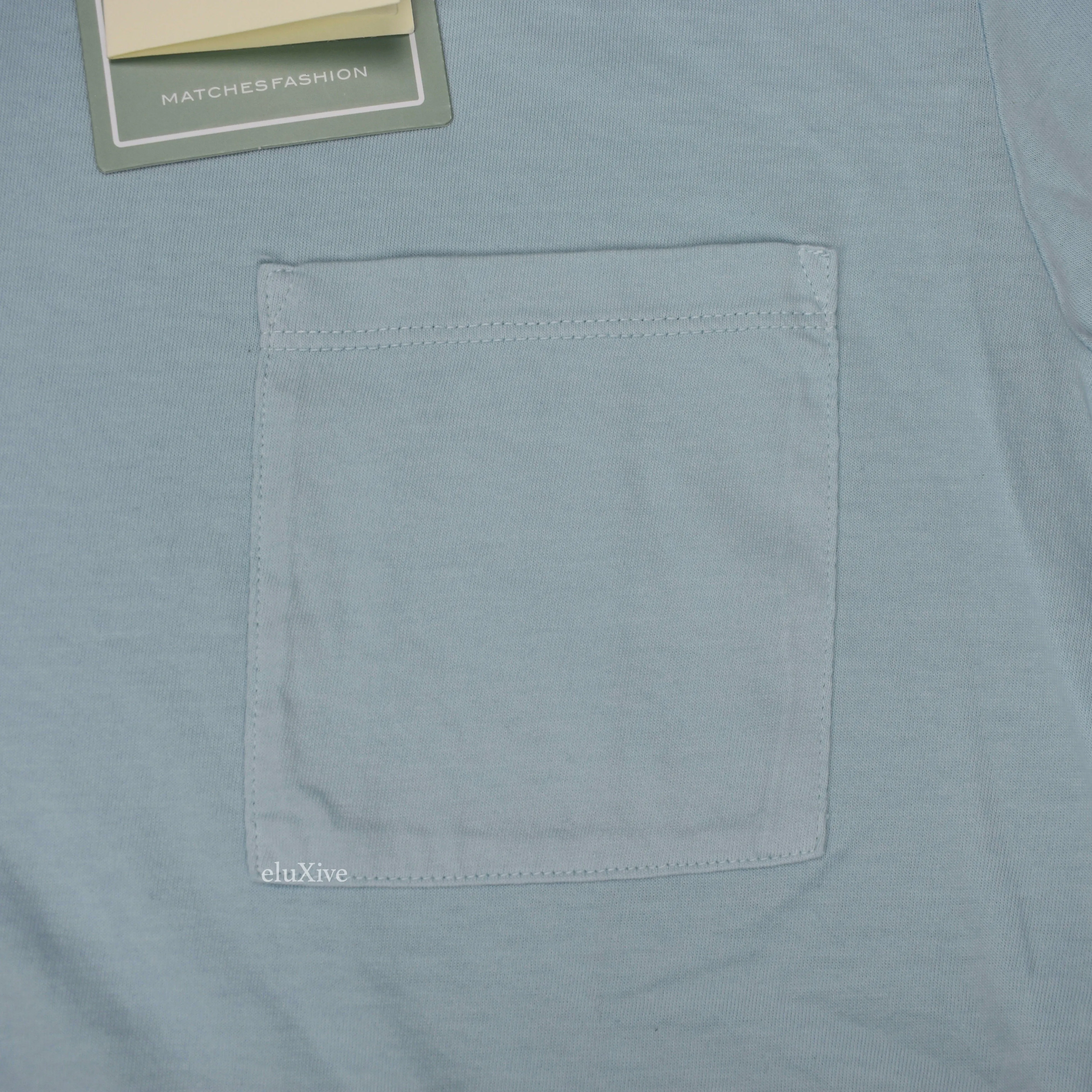 Barena - Light Blue Cotton Pocket T-Shirt