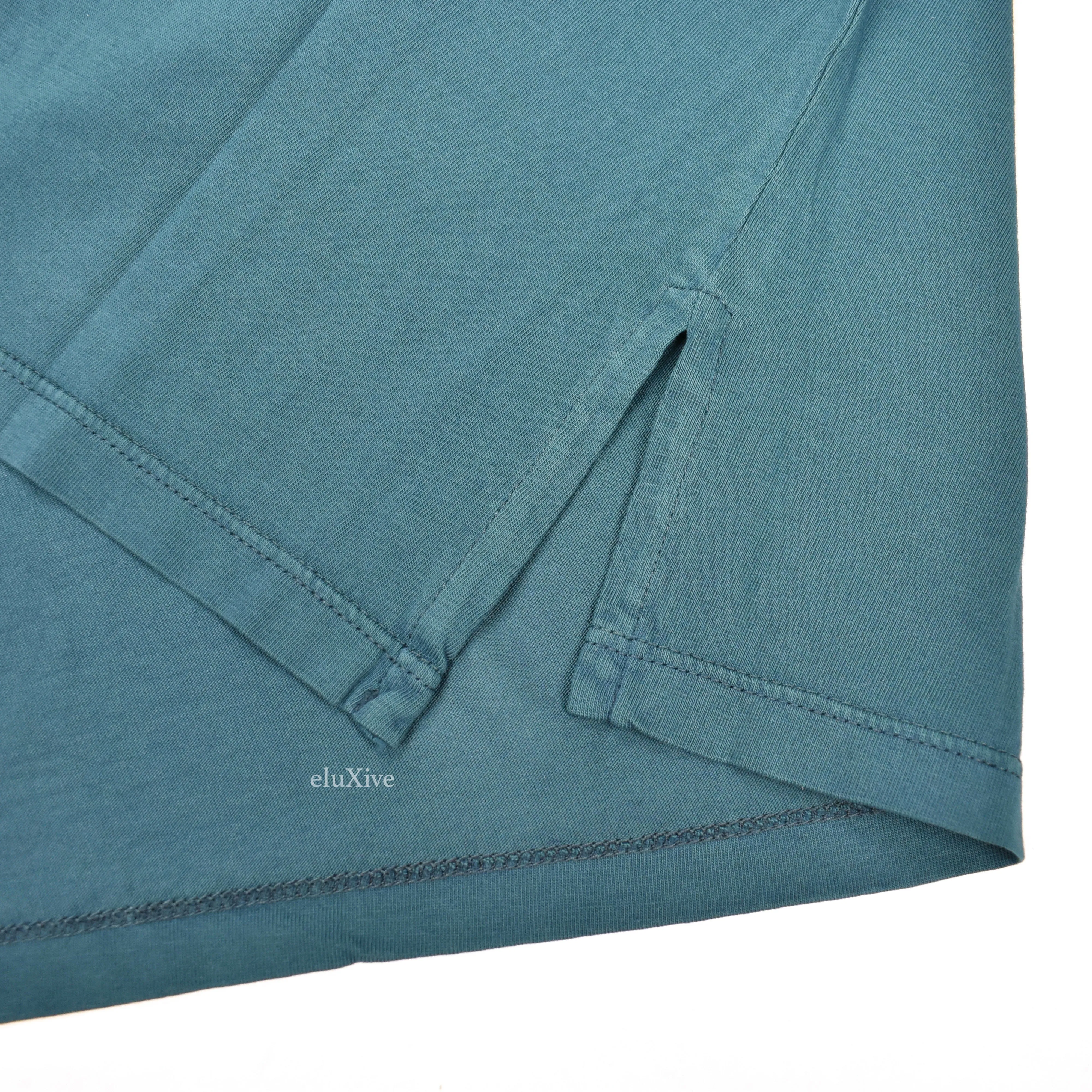 Barena - Turquioise Cotton Jersey Polo Shirt