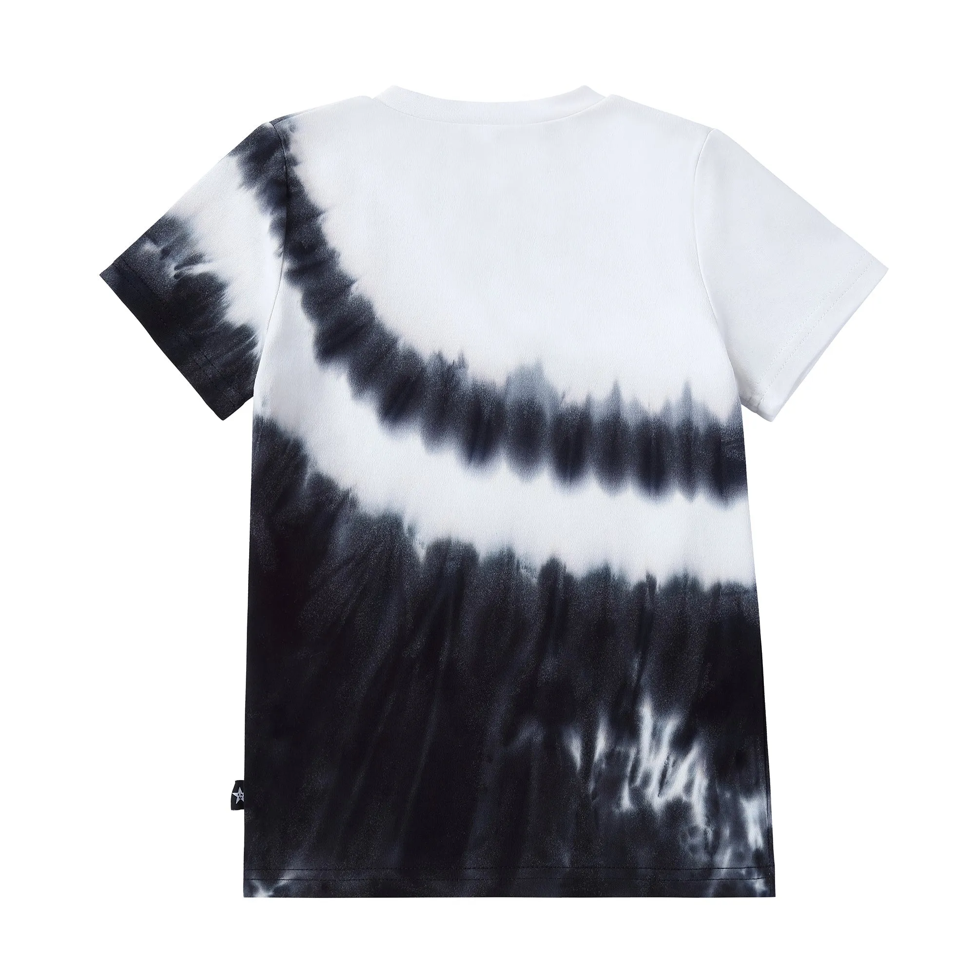 Black and White Tie Dye Henley