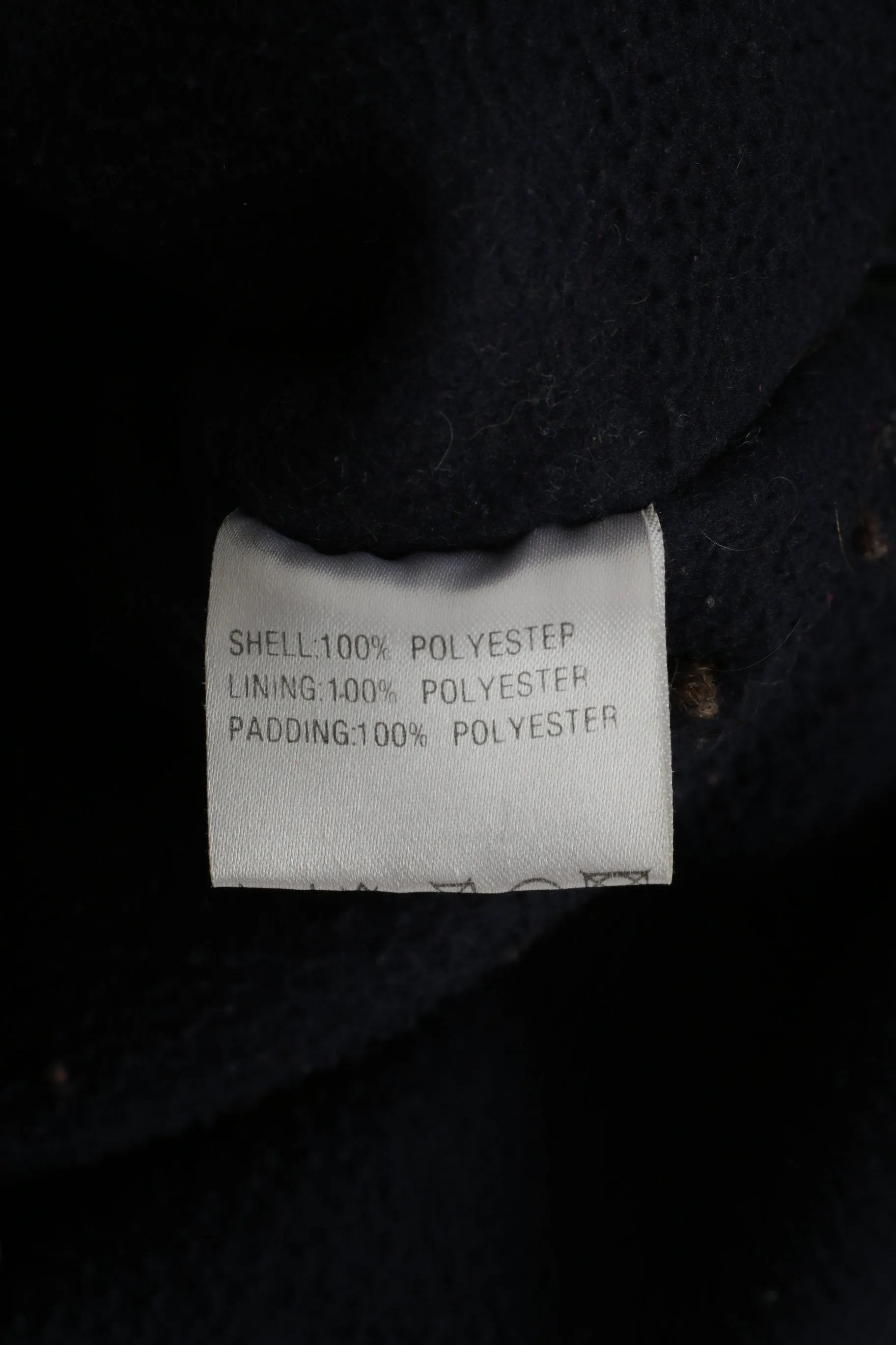 Champion Men M 40" Jacket Vintage Purple Check Fleece Lined Bomber Top
