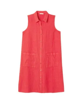 Eileen Fisher Linen Classic Collar Shirt Dress