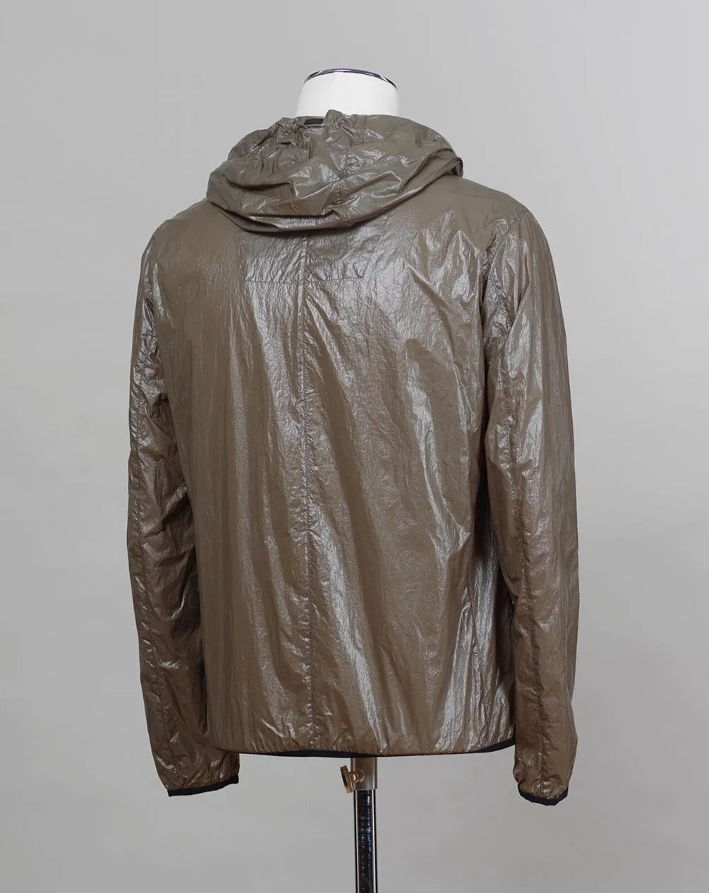 Herno Gloss Wave Bomber Jacket / Military Green