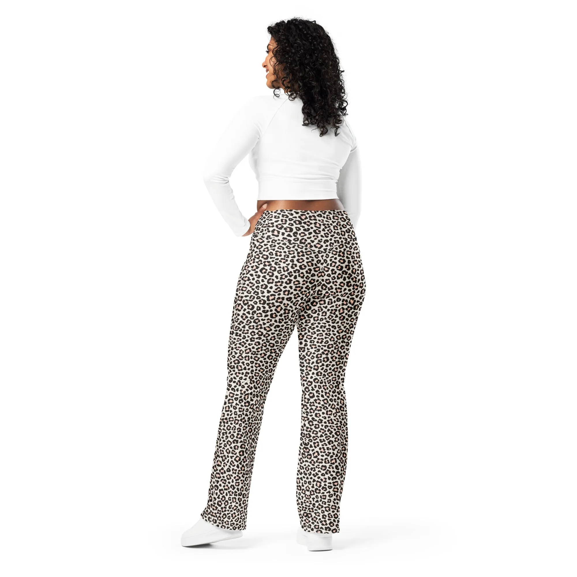 Leopard Flare Leggings