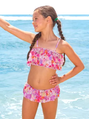 Nalini Ruffle Floral Bikini Swimsuit