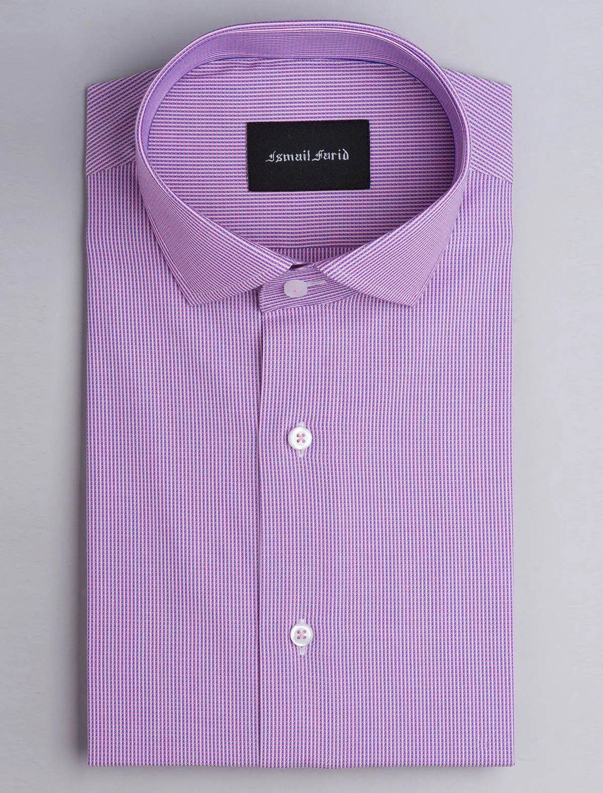 PINK DRESS SHIRT -FLORAL DETAILED