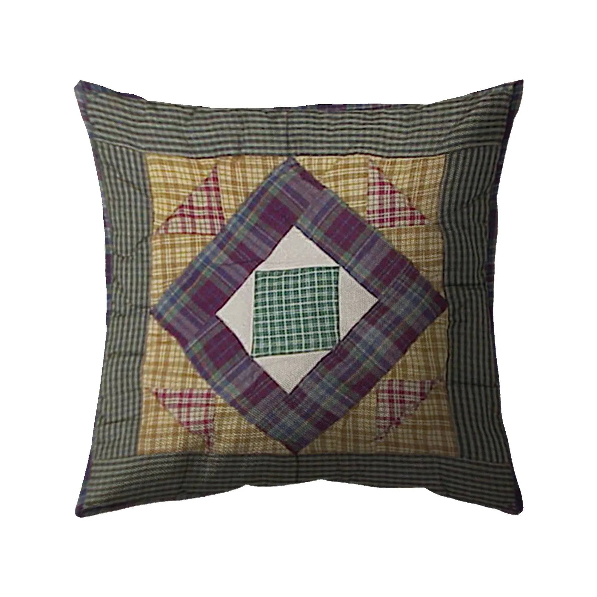 Prairie Road Quilt, Hand cut and Patchwork cotton fabric blocks.
