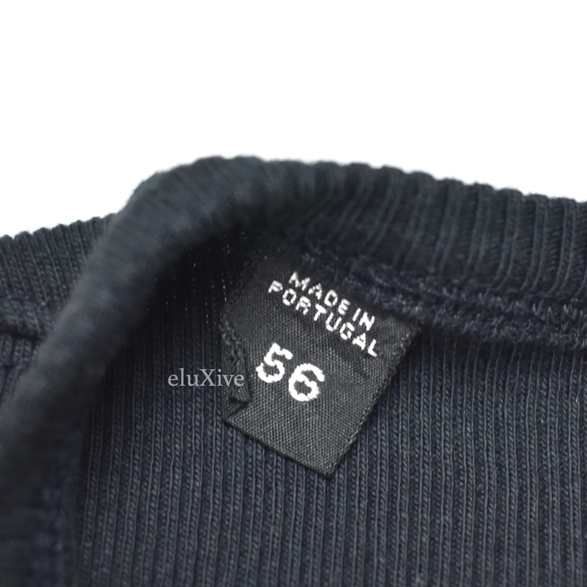Tom Ford - Navy Ribbed Cotton Henley Shirt